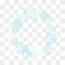 Snowflakes Border Frame Transparent Png Image, Is Available, Png Download - snowflake border png