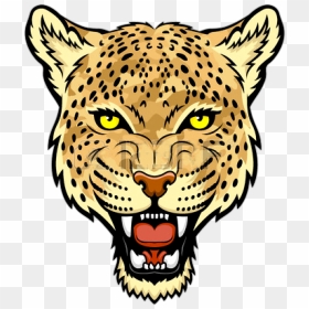 Jaguar Face Png - Snow Leopard Cartoon Face, Transparent Png - john cena face png