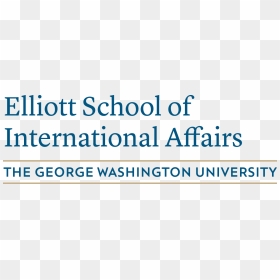 Elliott School George Washington University Logo, HD Png Download - george washington png