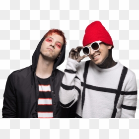 Twenty One Pilots Smiling Clip Arts - My Chemical Romance And Twenty One Pilots, HD Png Download - twenty one pilots logo png