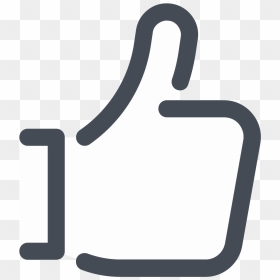 The Universal Thumbs Up Icon For Liking Things On Facebook - Icon For Liking, HD Png Download - facebook thumbs up png