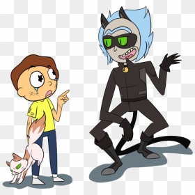 Rick And Morty Clipart Different Kind - Rick And Morty Miraculous, HD Png Download - rick sanchez png