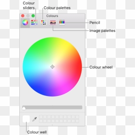 The Colours Window - Toolbar, HD Png Download - colours png