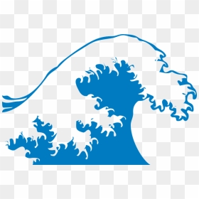 Ocean Waves Vector - Wave Clipart, HD Png Download - ocean waves png
