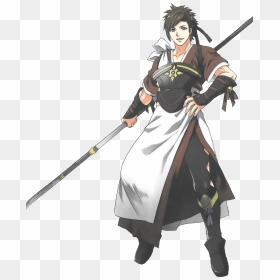 Transparent Ryoma Png - Anime Boy With Spear, Png Download - spear png