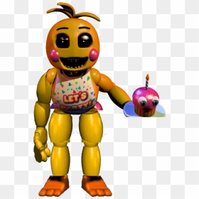 Fnaf 4 Chica Png Black And White Download - Withered Withered Withered Chica,  Transparent Png - vhv