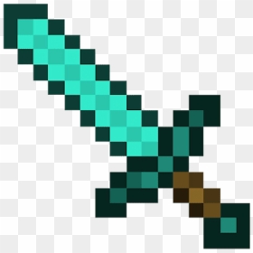 Sword Minecraft - Minecraft Diamond Sword Png, Transparent Png - minecraft sword png