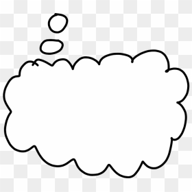 Thoughts Thought Bubble White Free Photo - Illustration, HD Png Download - thinking bubble png
