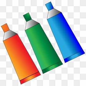 Paint Bottles Clipart, HD Png Download - colours png