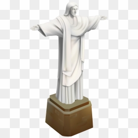 Brazil Christ The Redeemer Statue Png Clip Art - Brazil Christ The Redeemer Png, Transparent Png - statue png