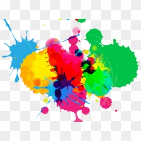 Colouful Clipart Color Splash - Colours On White Background, HD Png Download - colours png