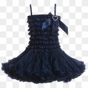 Dark Blue Tutu Dress Transparent Background - Tutu Transparent Background, HD Png Download - lace transparent png