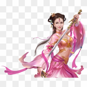 Download Woman Warrior Png File - Beautiful Girl With Sword, Transparent Png - warrior png
