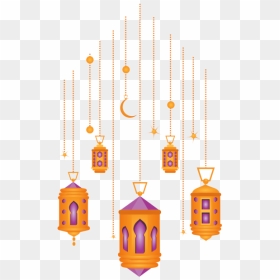 Islamic Ramdan Lantern Lamp Eid Al Adha, Ramadan Kareem,, HD Png Download - deepavali lamp png