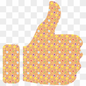 Thumb Signal Computer Icons Symbol Facebook - Cute Thumbs Up Clipart, HD Png Download - facebook thumbs up png
