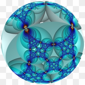 Hyperbolic Honeycomb 4 3 I Poincare - Fractal Art, HD Png Download - honeycomb pattern png