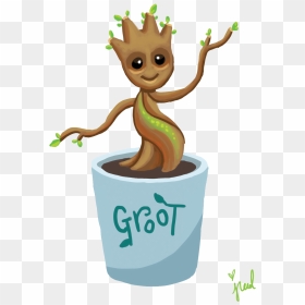 Baby Groot Transparent Background - Baby Groot Image Png, Png Download - baby groot png