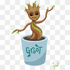 Baby Groot Transparent Background - Baby Groot Image Png, Png Download - baby groot png
