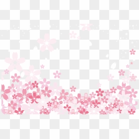 Transparent Sakura Petals Png - Sakura Pattern Png, Png Download - cherry blossom petals png