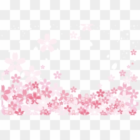 Transparent Sakura Petals Png - Sakura Pattern Png, Png Download - cherry blossom petals png