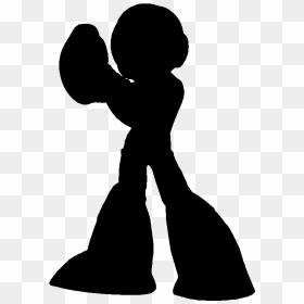 Mega Man Silhouette Super Smash Bros - Smash Bros Character Silhouette, HD Png Download - mega man png