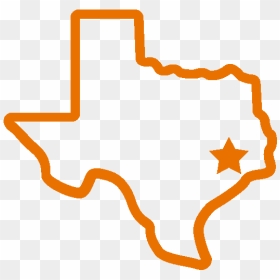 Texas Hill Country Texas State Library And Archives - Outline State Texas Transparent, HD Png Download - texas silhouette png