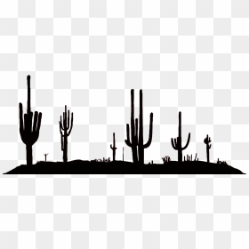 Desert Silhouette Png Png Library Download , Png Download - Desert Cactus Silhouette Png, Transparent Png - desert png