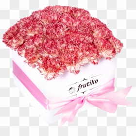 White Box Of Pink Carnations White Box Of Pink Carnations - Artificial Flower, HD Png Download - white box png