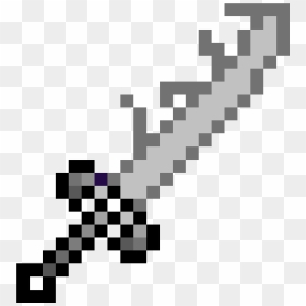 Silver Sword Png - Minecraft Sword Svg, Transparent Png - minecraft sword png