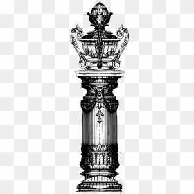 Decorative Pillar Clip Arts - Clip Art, HD Png Download - pillar png