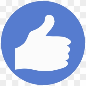 Circle Hand Game Png - Circle Thumbs Up Icon, Transparent Png - facebook thumbs up png