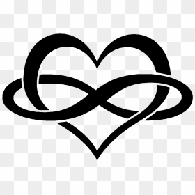 Persevere Heart Symbol Infinity Tattoo Free Download - Infinity Heart, HD Png Download - love symbols png