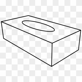 Boxes Clipart Black And White, Boxes Black And White - Tissue Box Black And White, HD Png Download - white box png