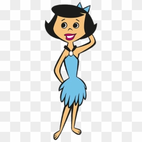 The Flintstones Betty Rubble Posing - Flintstone Betty, HD Png Download - rubble png