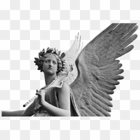 Angels Statue Sculpture Cherub - Angel Statue, HD Png Download - statue png