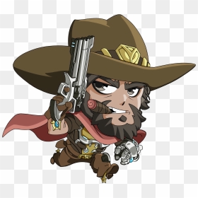 Mccree Cute Spray Png, Transparent Png - mccree png