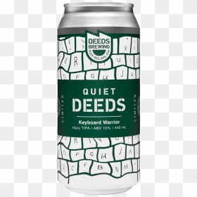 Beer Can Template Keyboard Warrior - Quiet Deeds Double Juice Train Double Neipa, HD Png Download - warrior png