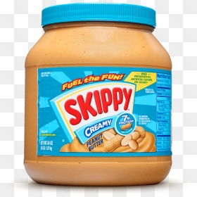 Skippy Creamy Peanut Butter, HD Png Download - peanut butter png