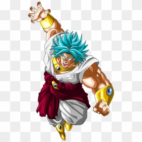 Dragon Ball Broly Png File - De Broly Ssj Blue, Transparent Png - broly png