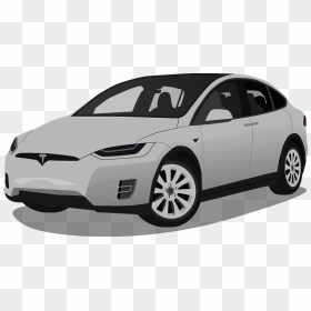 Tesla Model X Clipart - 2019 Tesla Model X, HD Png Download - tesla png