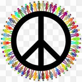 Peace Symbols Hippie Love - Peace Sign, HD Png Download - love symbols png