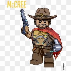 Mccree Overwatch Png - Lego Overwatch Jesse Mccree, Transparent Png - mccree png