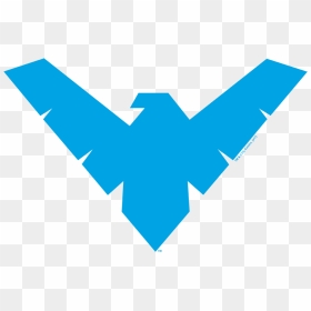 Batman Nightwing Symbol Baby Bodysuit - Nightwing Logo Png, Transparent Png - batman symbol png