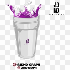 Purple Drank Hd, HD Png Download - lean cup png
