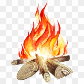 Bonfire Clipart Round Flame - Portable Network Graphics, HD Png Download - bonfire png