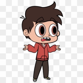 Chibi Marco Star Vs The Forces Of Evil, HD Png Download - confused png