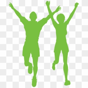 Runner Silhouette Png The Second Leading Causerunner - Transparent Background Finish Png, Png Download - runner png