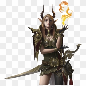 Fantasy Free Png Image - Tiefling Warrior, Transparent Png - warrior png