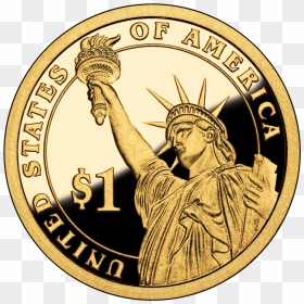 Presidential $1 Reverse - 1 Dollar Coin Png, Transparent Png - george washington png