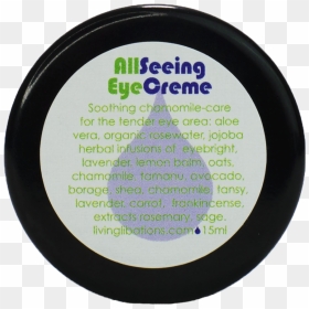 Living Libations All Seeing Eye Creme 15ml Uk"  Class="lazyload - Circle, HD Png Download - all seeing eye png
